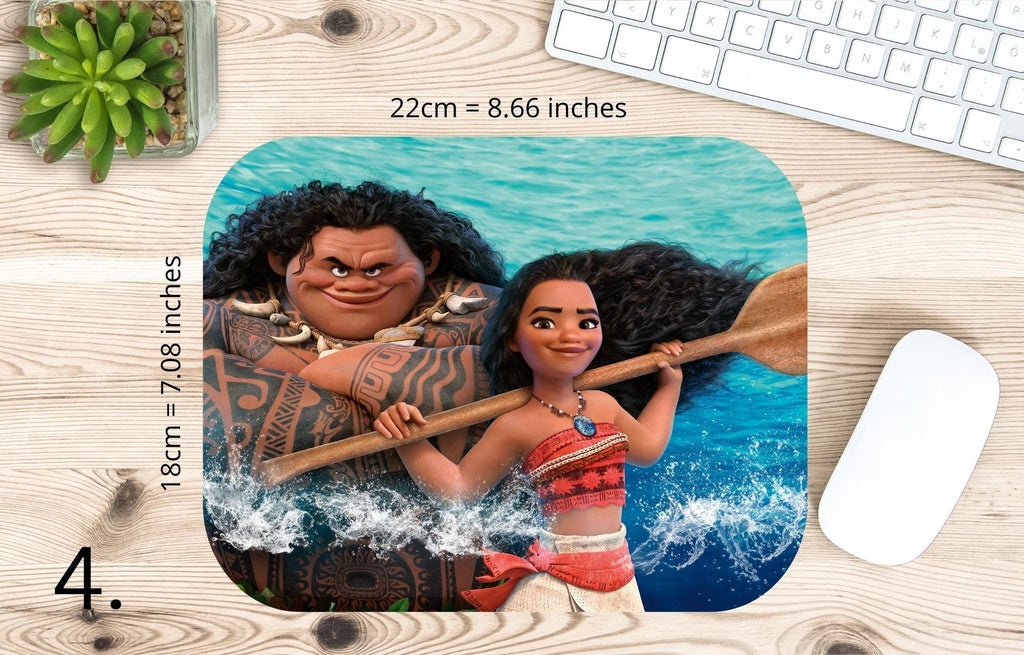 Moana, Vaiana, Maui, Disney Pack  | MAUSEPAD, Gaming Mouse Pad