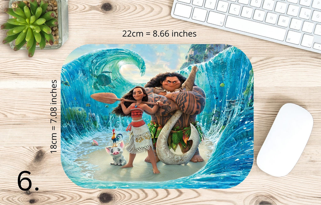 Moana, Vaiana, Maui, Disney Pack  | MAUSEPAD, Gaming Mouse Pad