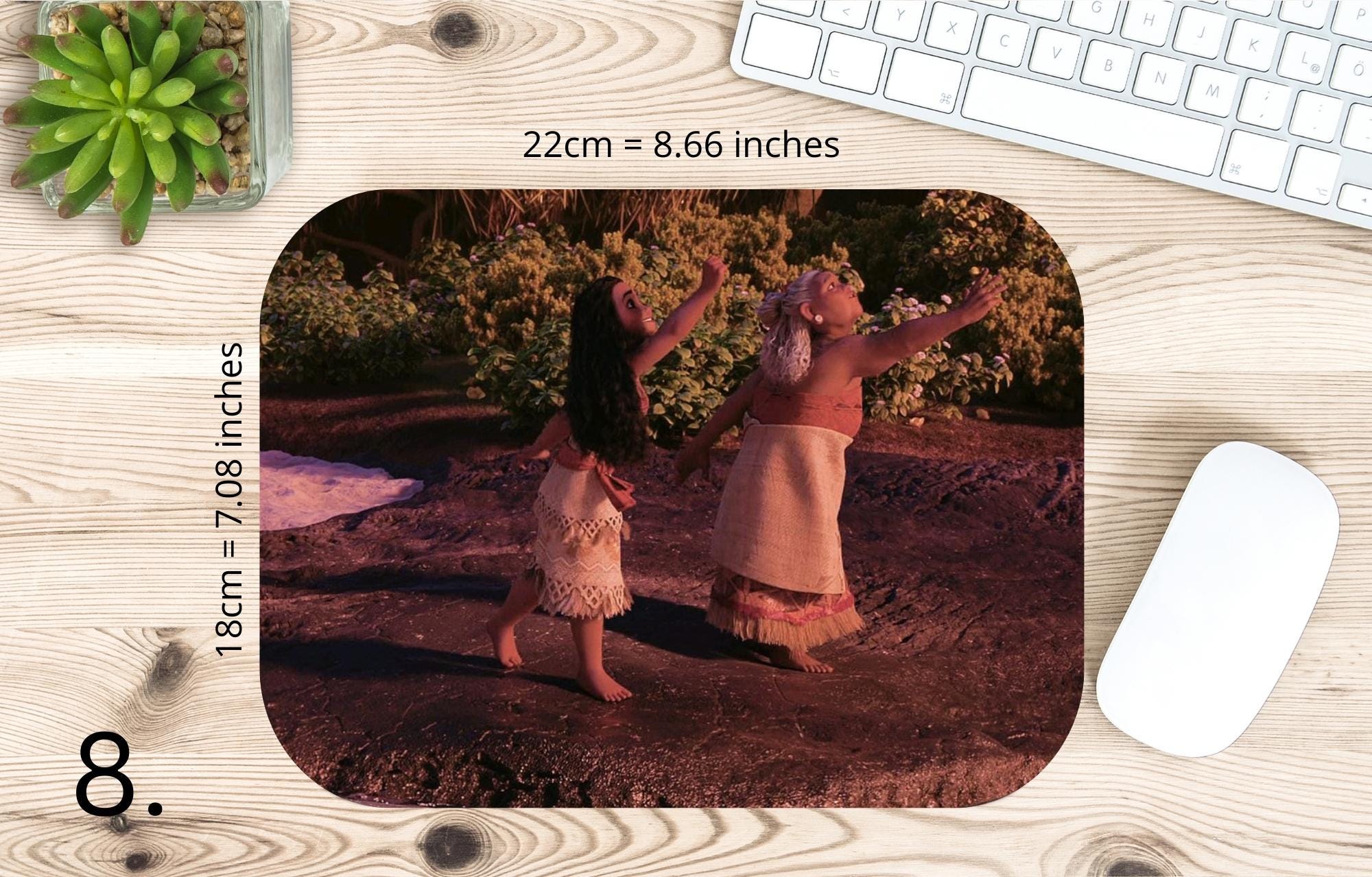 Moana, Vaiana, Maui, Disney Pack  | MAUSEPAD, Gaming Mouse Pad
