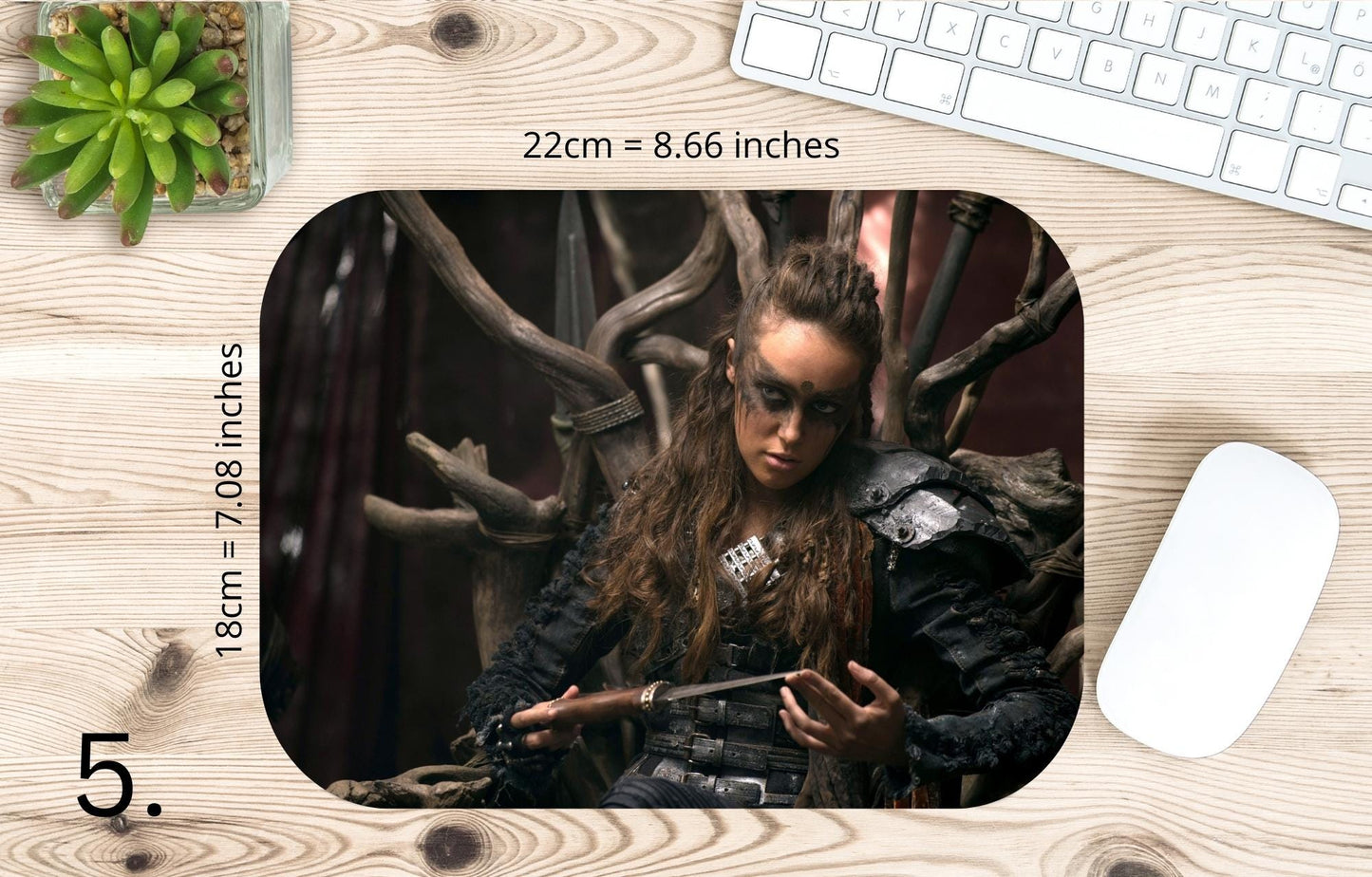Podkładka pod mysz The 100 / The 100 – Clarke Griffin i Bellamy Blake