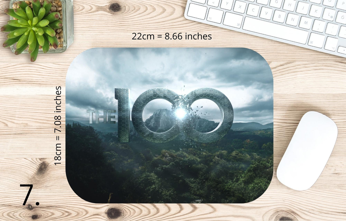 Podkładka pod mysz The 100 / The 100 – Clarke Griffin i Bellamy Blake