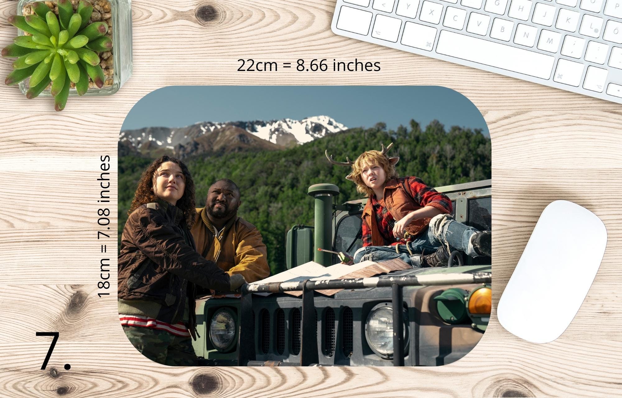 Sweet Tooth, Gus, Tommy Jepperd, Aditya Singh , Bear, Wendy Walker, Birdie, Netflix  | MAUSEPAD, Gaming Mouse Pad