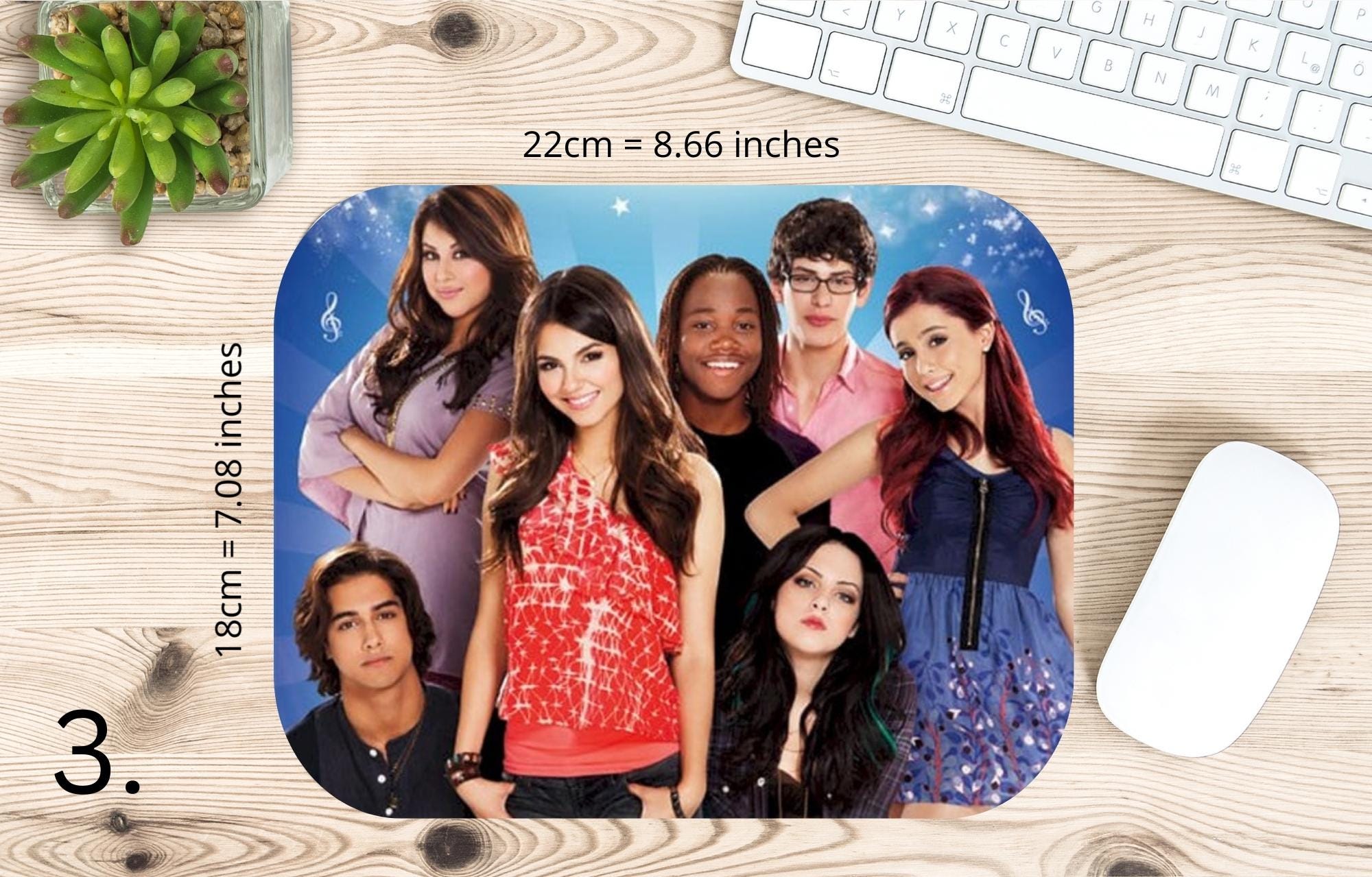 Victorious, Tori Vega, Jade West, Trina Vega, Beck Oliver , Andre Harris , Robbie Shapiro  | MAUSEPAD, Gaming Mouse Pad