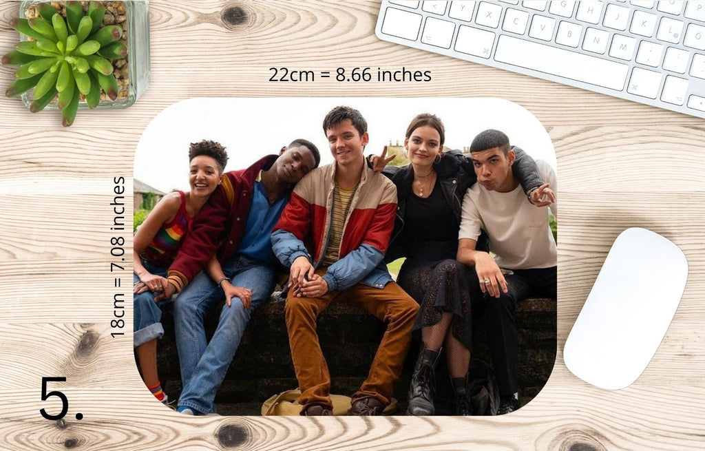 Sex Education, Otis Milburn, Jean Milburn, Maeve Wiley, Eric Effiong, Aimee Gibbs, netflixseries | MAUSEPAD, Gaming Mouse Pad
