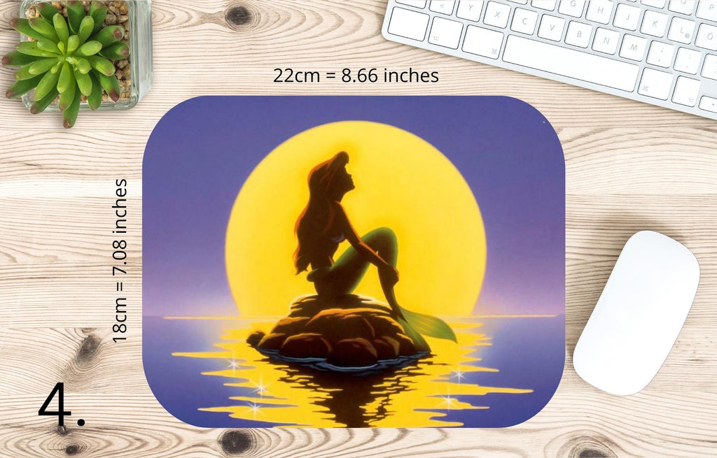 The Little Mermaid Disney Pack, Ariel, Melody | MAUSEPAD, Gaming Mouse Pad