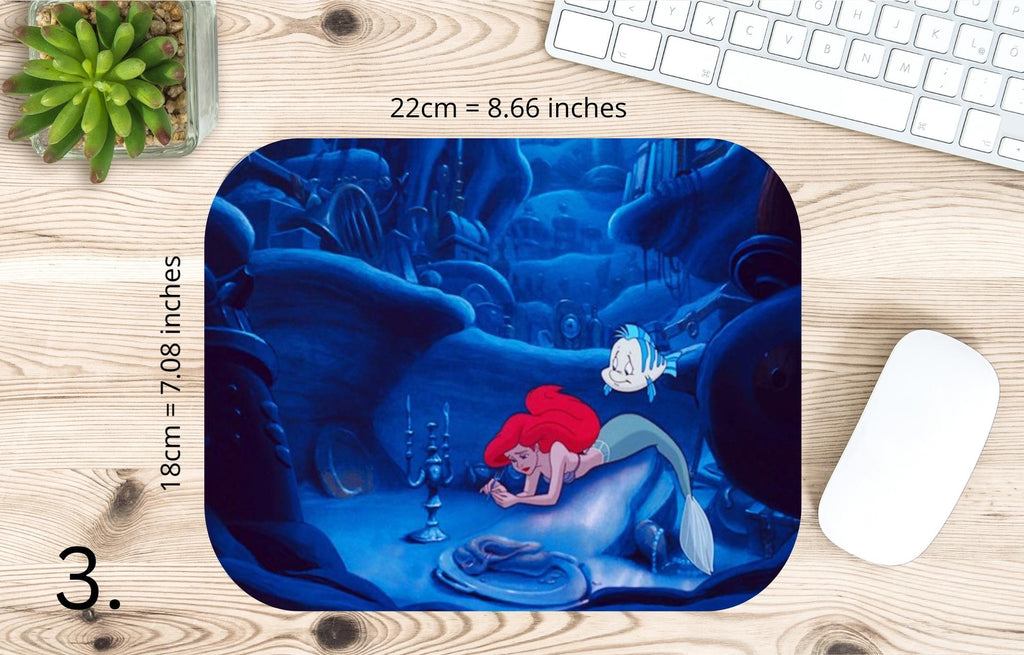 The Little Mermaid Disney Pack, Ariel, Melody | MAUSEPAD, Gaming Mouse Pad