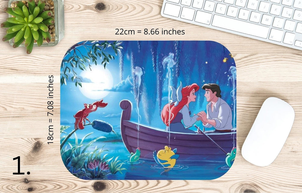The Little Mermaid Disney Pack, Ariel, Melody | MAUSEPAD, Gaming Mouse Pad