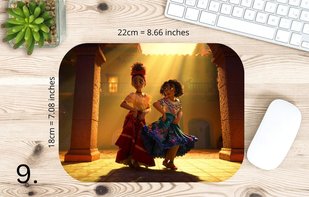 Encanto, Disney Pack, Mirabel , Bruno, Félix , Luisa , Julieta | MAUSEPAD, Gaming Mouse Pad