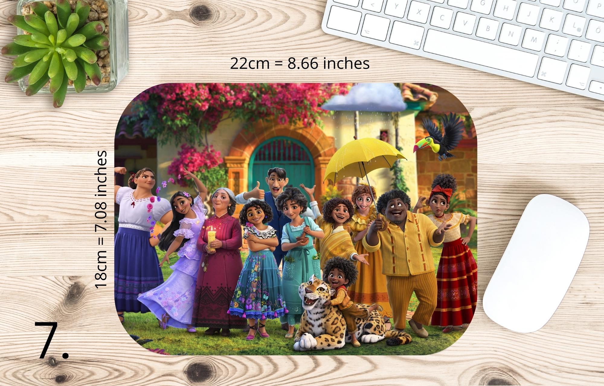 Encanto, Disney Pack, Mirabel , Bruno, Félix , Luisa , Julieta | MAUSEPAD, Gaming Mouse Pad