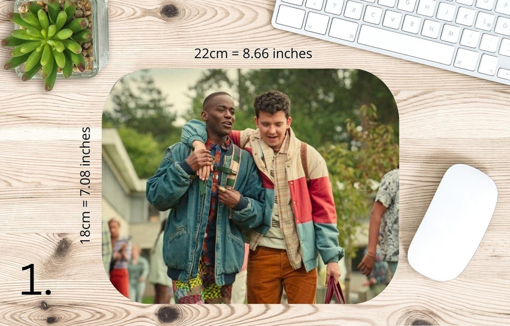 Sex Education, Otis Milburn, Jean Milburn, Maeve Wiley, Eric Effiong, Aimee Gibbs, netflixseries | MAUSEPAD, Gaming Mouse Pad