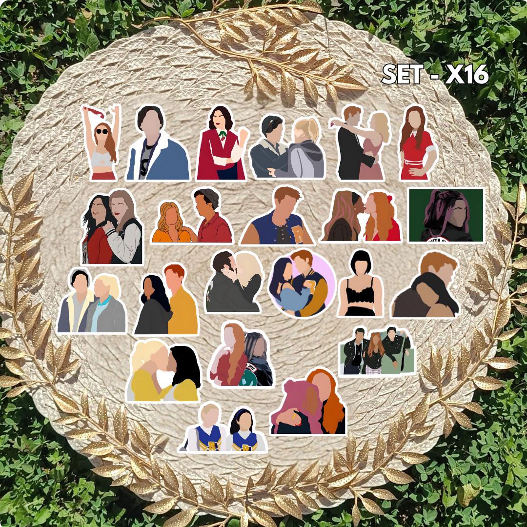 Zestaw naklejek Riverdale / Riverdale – Betty, Archie, Veronica, Jughead