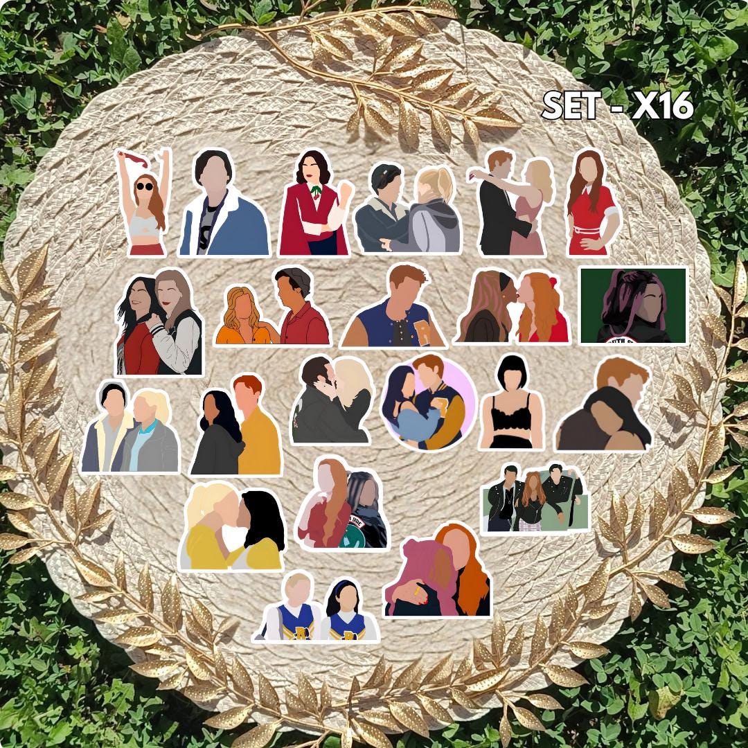 Riverdale-Inspired Sticker Pack | Betty, Archie, Veronica & Jughead Vinyl Stickers