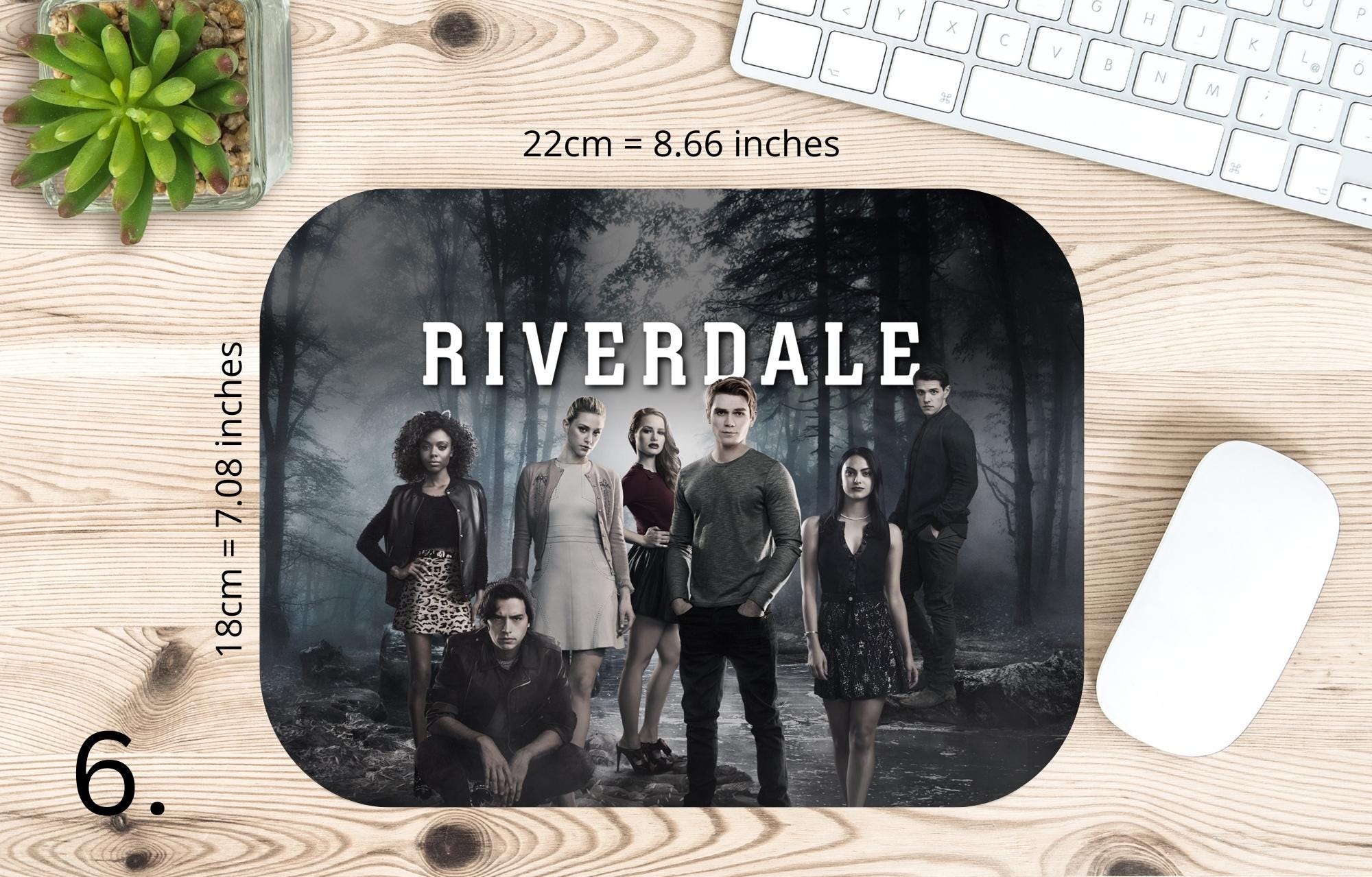 Riverdale, Betty Cooper, Archie Andrews, Veronica Lodge, Jughead Jones, Cheryl Blossom, Kevin Keller, Toni Topaz| MAUSEPAD, Gaming Mouse Pad