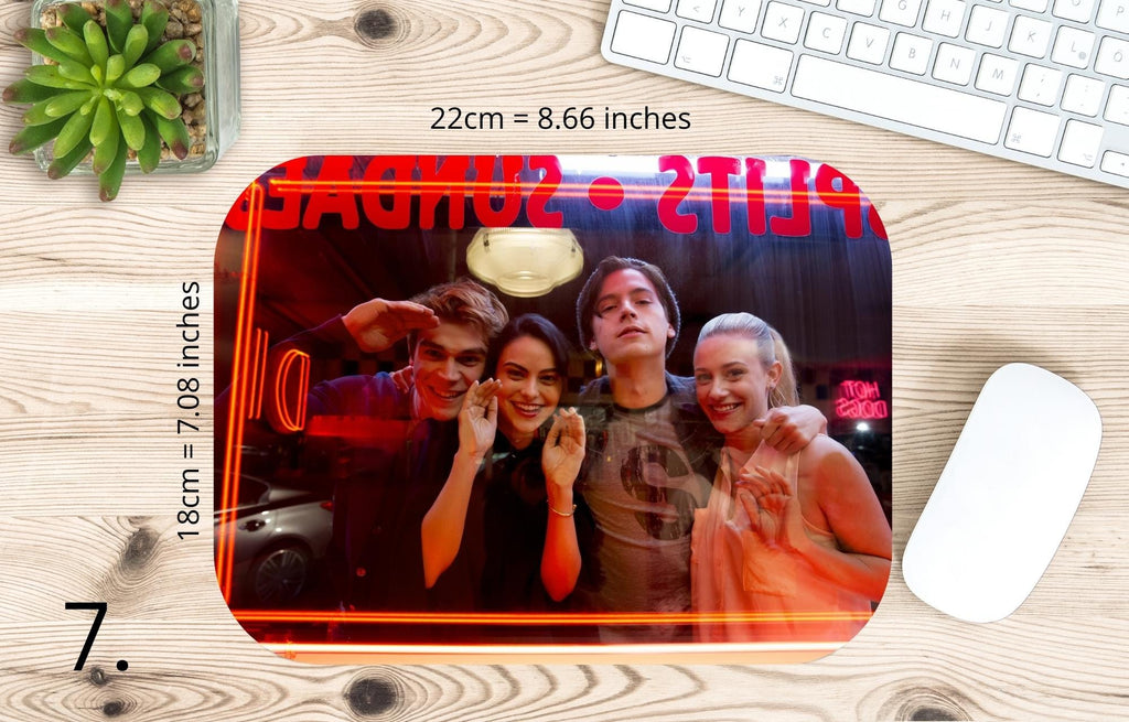 Riverdale, Betty Cooper, Archie Andrews, Veronica Lodge, Jughead Jones, Cheryl Blossom, Kevin Keller, Toni Topaz| MAUSEPAD, Gaming Mouse Pad