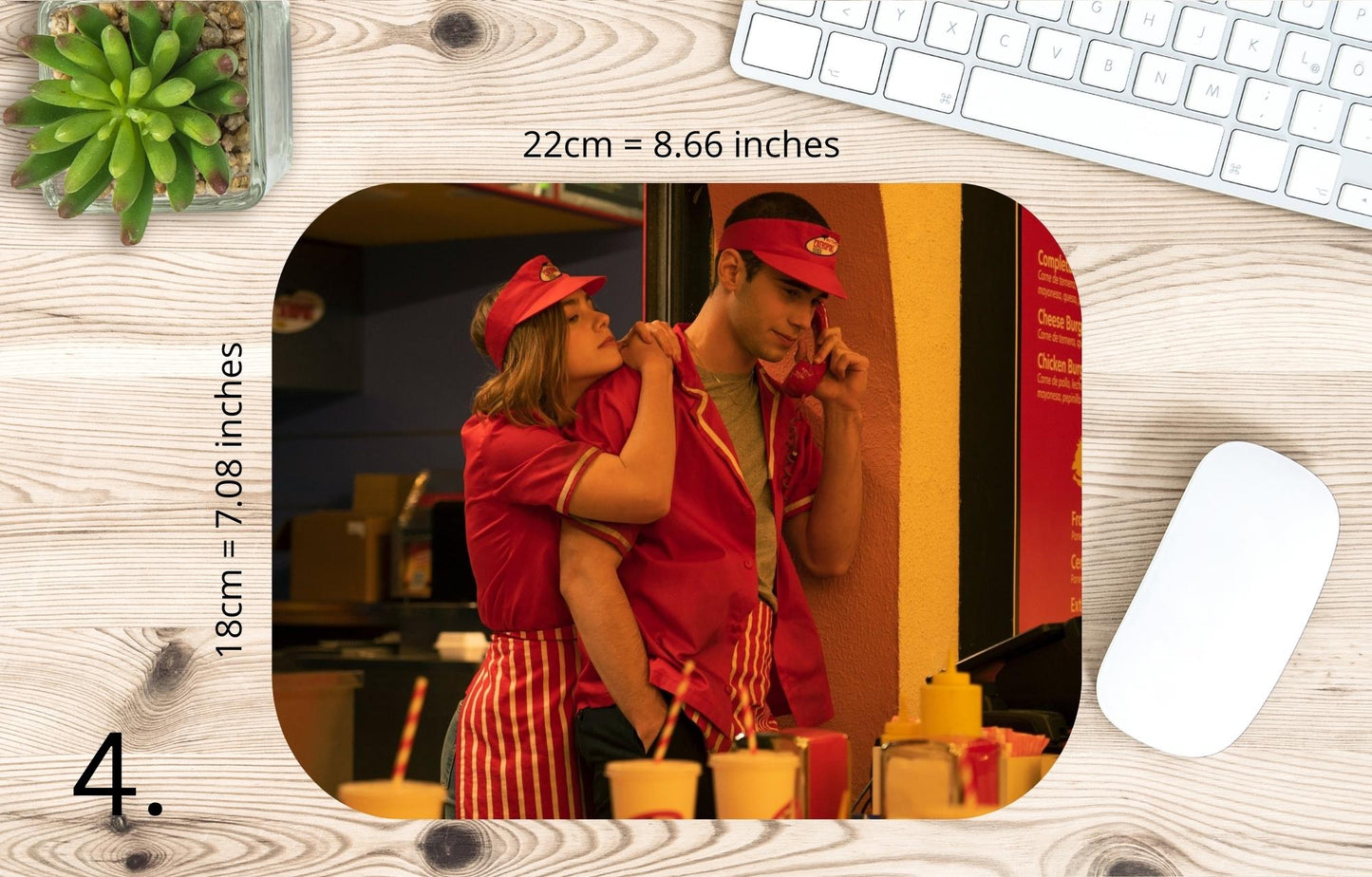 Through My Window Mousepad – Raquel and Ares