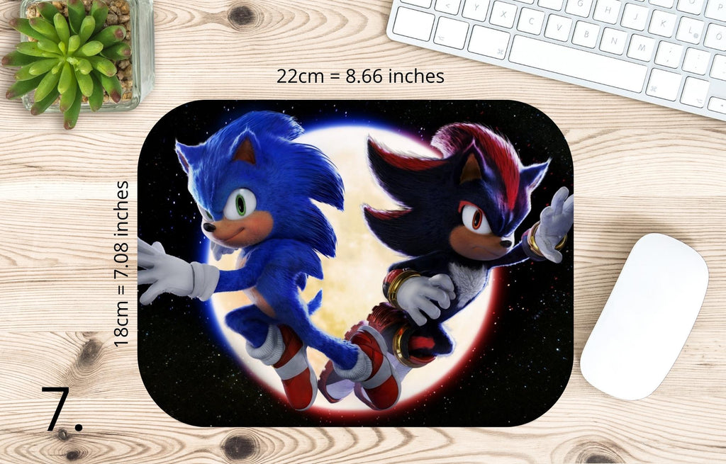 Sonic the Hedgehog, Sonic, Shadow, Knuckles, Tails, Dr Eggman | MAUSEPAD, Gaming Mouse Pad