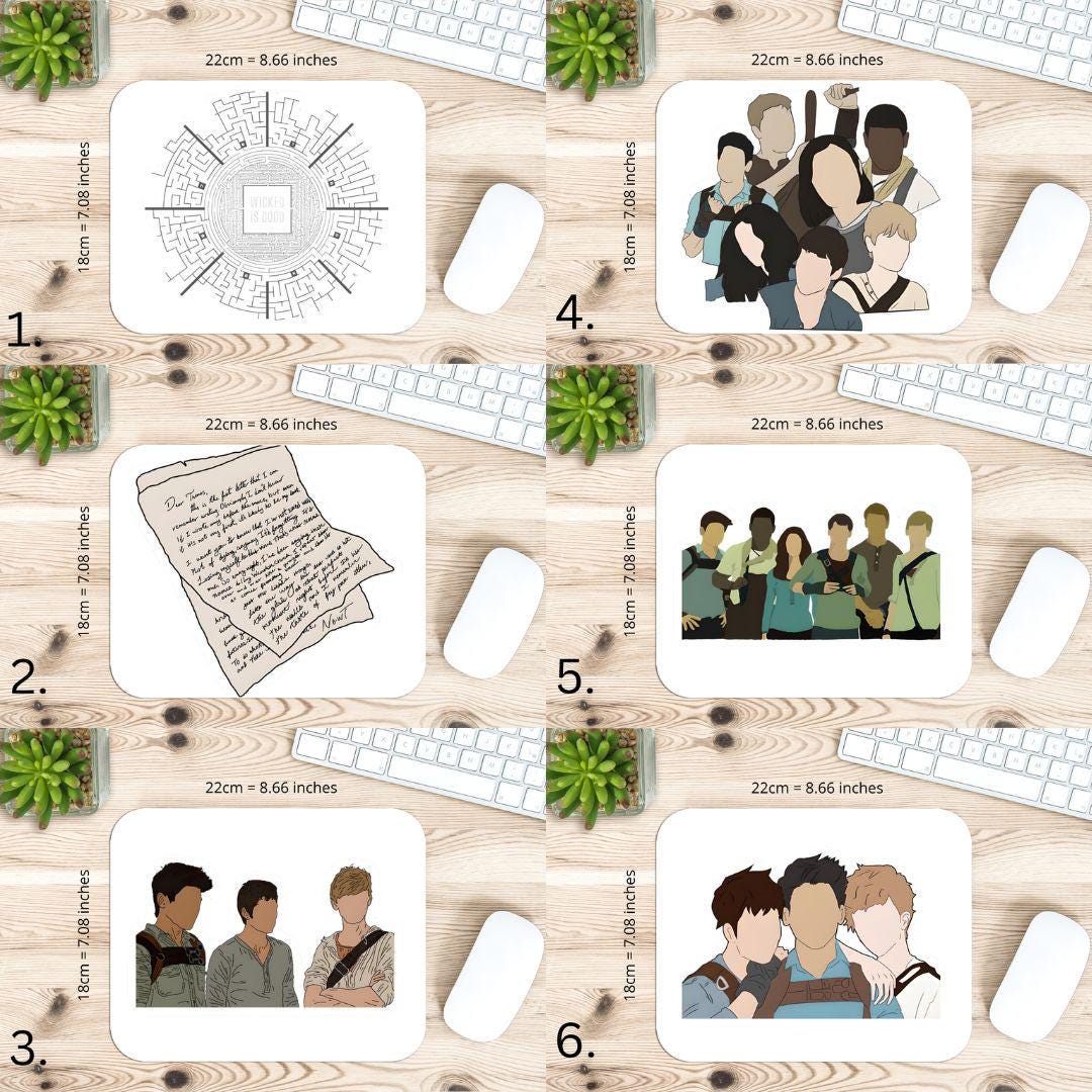 The Maze Runner, Thomas Brodiesangster, The death cure, Newt, Mazerunner, Thomas, Minho, Kihonglee |  MAUSEPAD, Gaming Mouse Pad