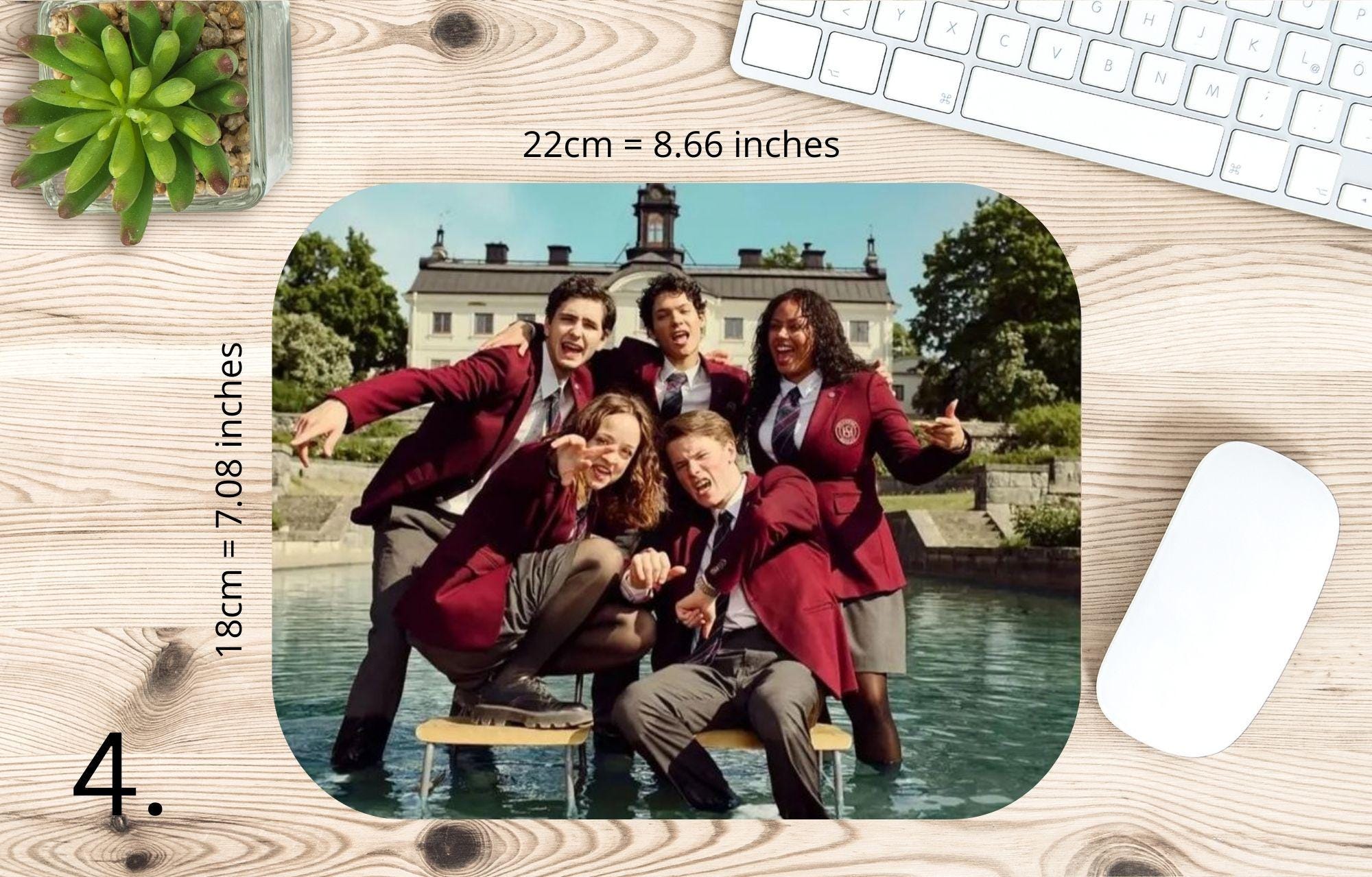 Young Royals, Wilhelm, Simon, August, Sara, Felicie, Hillerska |  MAUSEPAD, Gaming Mouse Pad