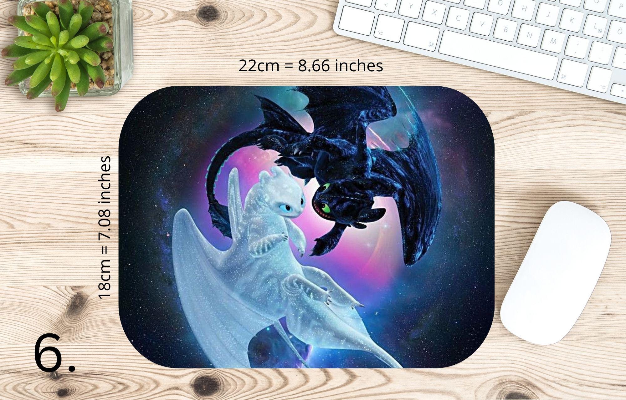 How to Train Your Dragon, Toothless, Hiccup, Astrid, Fishlegs, Ruffnus, Tuffnut, Snotlout, Stoick, Stormfly |  MAUSEPAD, Gaming Mouse Pad