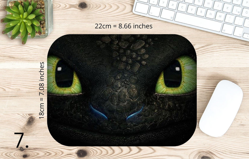 How to Train Your Dragon, Toothless, Hiccup, Astrid, Fishlegs, Ruffnus, Tuffnut, Snotlout, Stoick, Stormfly |  MAUSEPAD, Gaming Mouse Pad