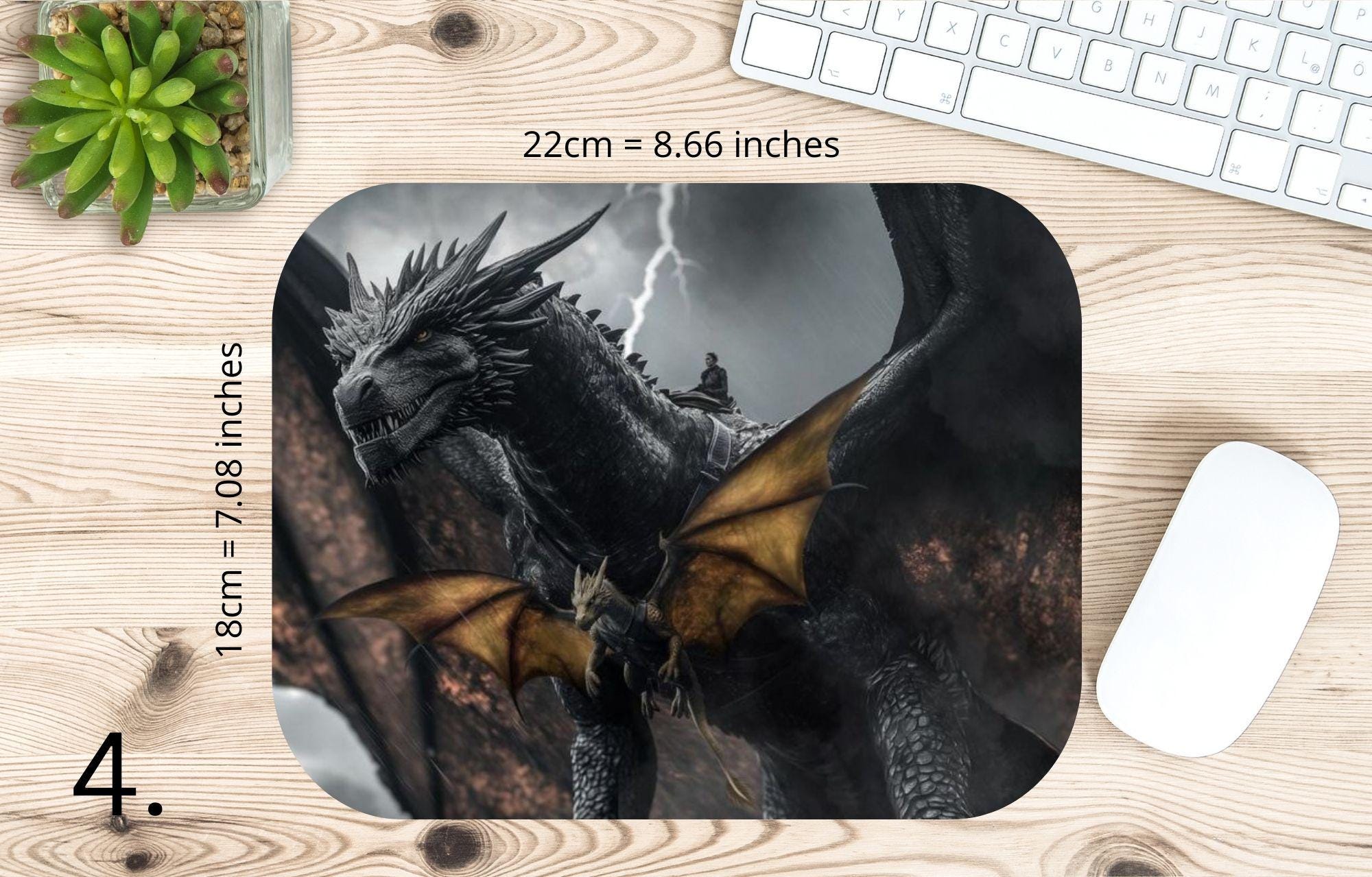 Onyksowa Burza, Czwarte Skrzydło, Żelazny Płomień, Xaden Riorson, Fioletowy Sorrengail, Tairn, Sgaeyl, Andarna, Basgiath War College | MAUSEPAD