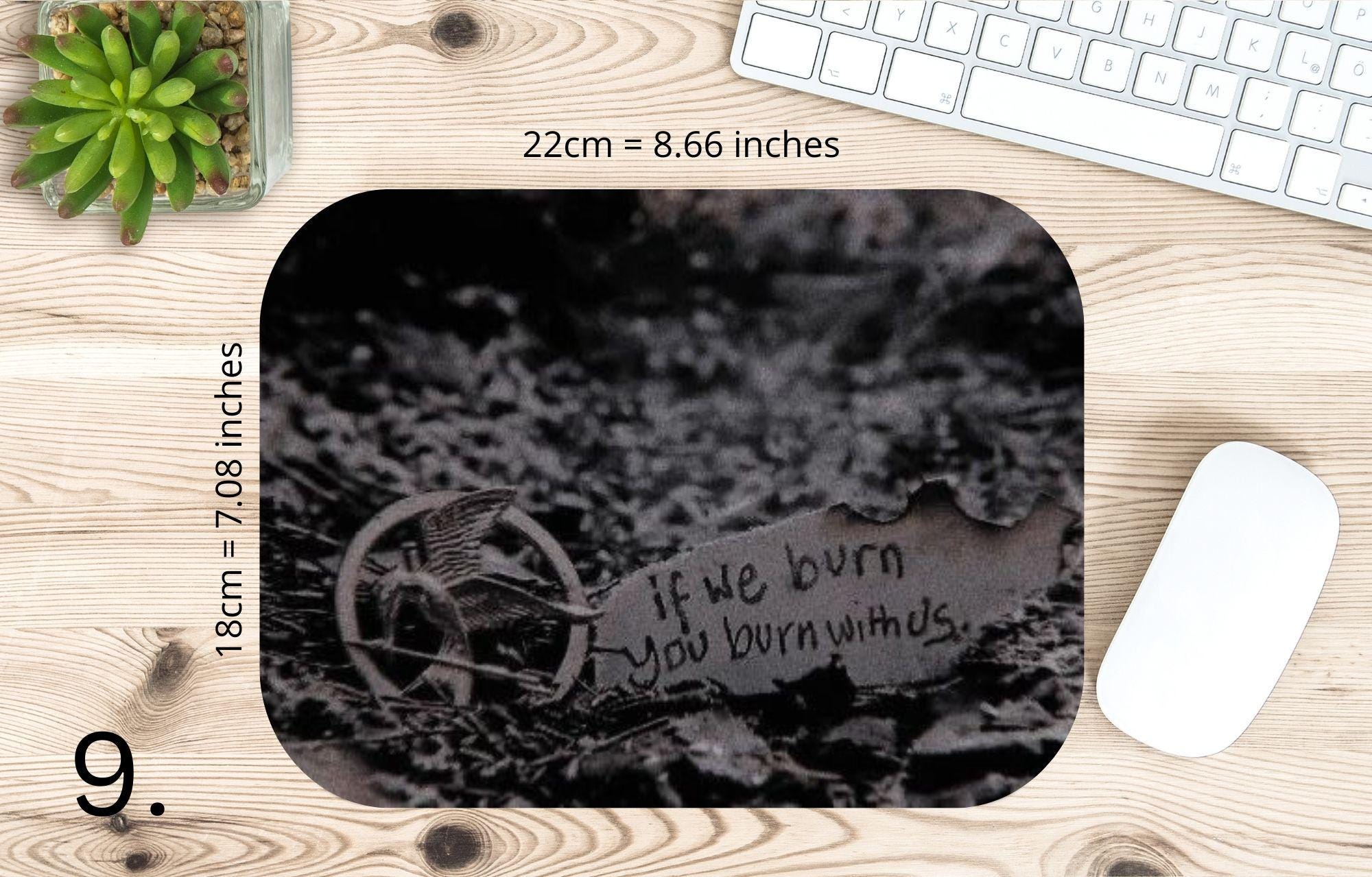 The Hunger Games, Katniss Everdeen, Peeta Mellark, Gale Hawthorne, Haymitch, Effie, movie |  MAUSEPAD, Gaming Mouse Pad