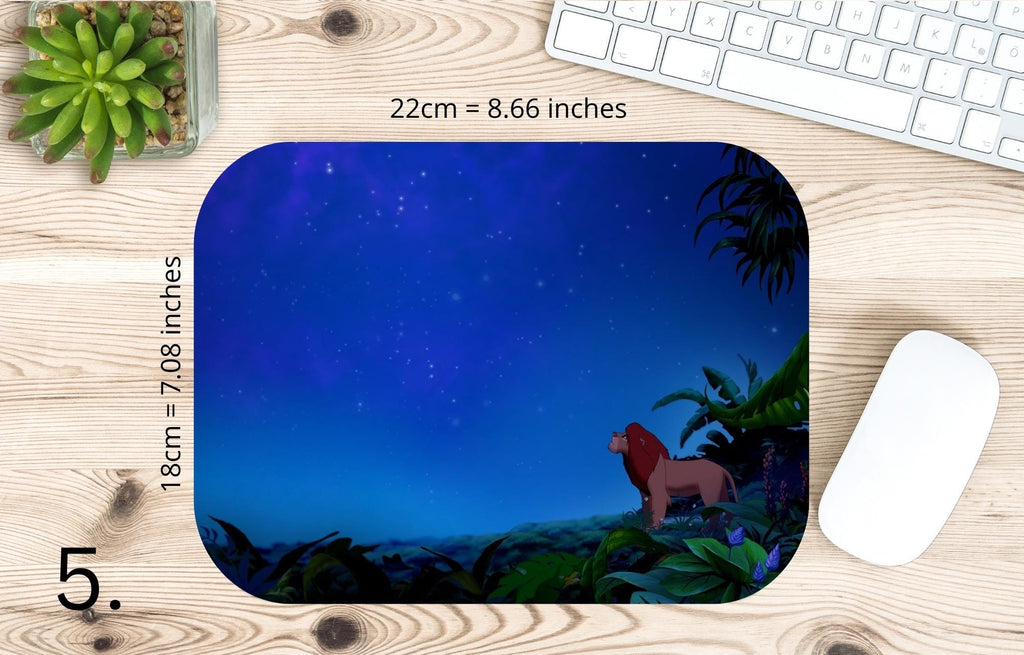 Lion King, Disney Pack, Simba, Nala, Kovu, Timon, Pumpa, Kiara |  MAUSEPAD, Gaming Mouse Pad