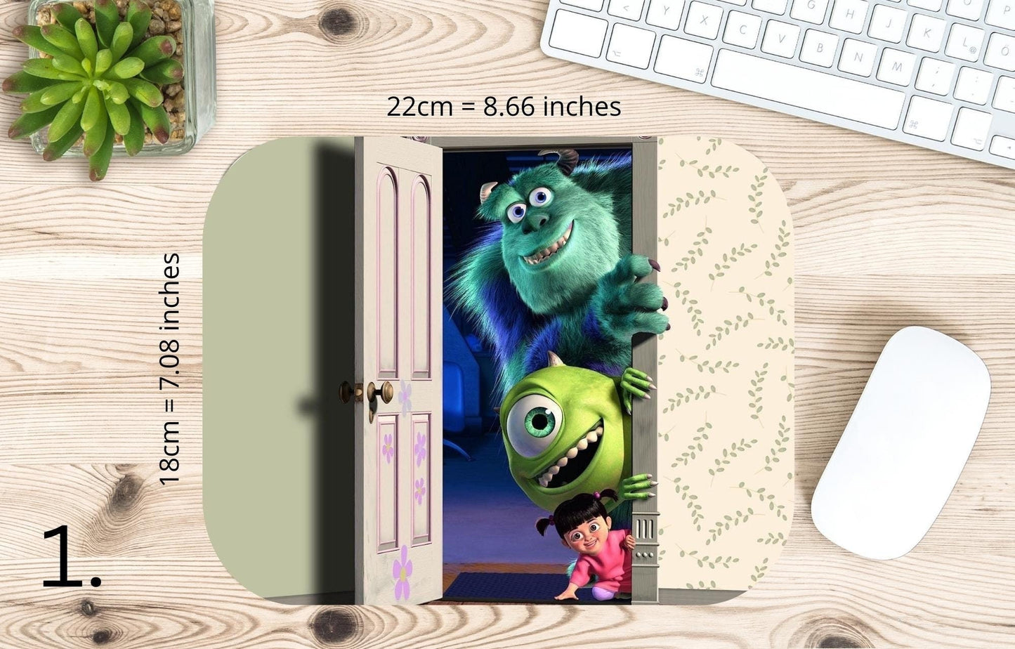 Podkładka pod mysz Potwory i Spółka / Monsters, Inc. – Mike i Sulley