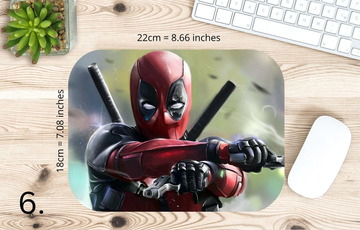 Podkładka pod mysz Deadpool i Wolverine / Deadpool & Wolverine – Marvel