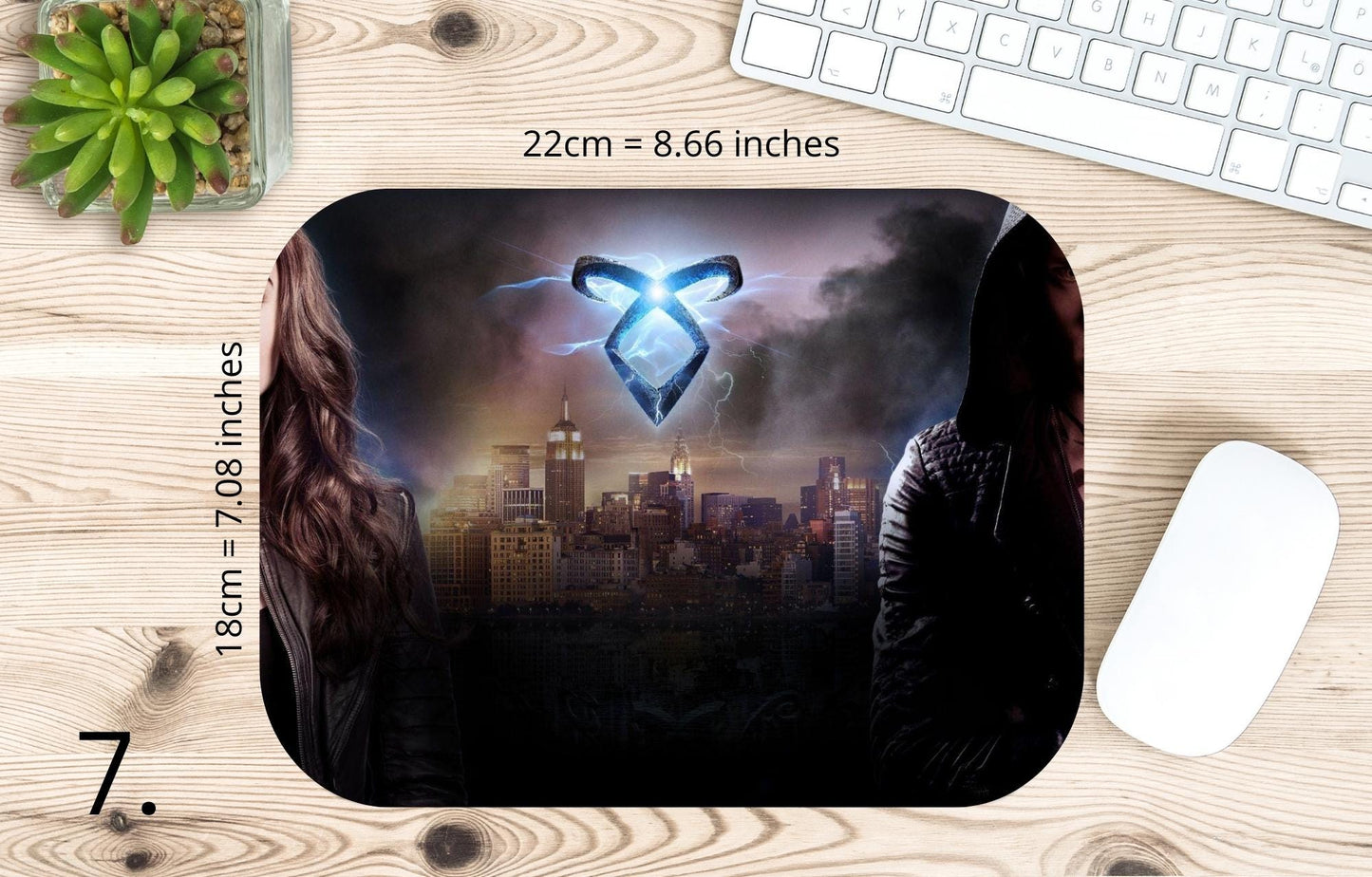 Podkładka pod mysz Nocni łowcy / Shadowhunters – Clary i Jace