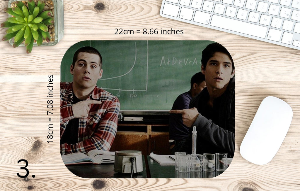 Teen Wolf, Scott, Stiles, Lydia, Alison, Stiles Stilinski, Lydia Martin, Allison Argent, Derek Hale |  MAUSEPAD, Gaming Mouse Pad
