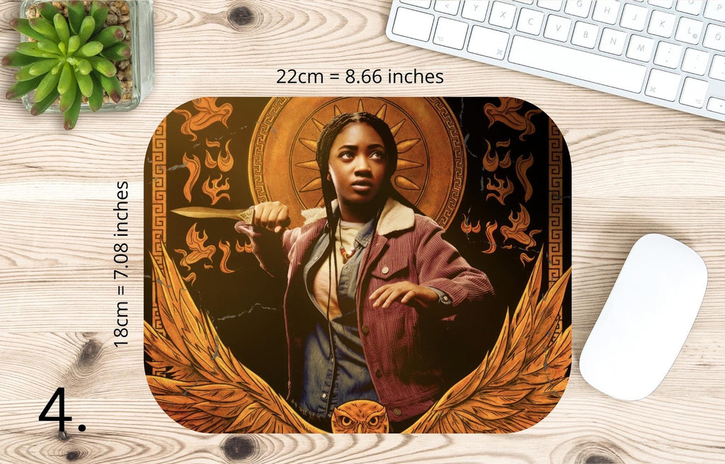Percy Jackson and the Olympians, Grover Underwood, Annabeth Chase, Sally Jackson, Chiron |  MAUSEPAD, Gaming Mouse Pad
