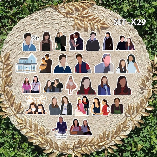 Zestaw naklejek Kochane kłopoty / Gilmore Girls – Lorelai i Rory