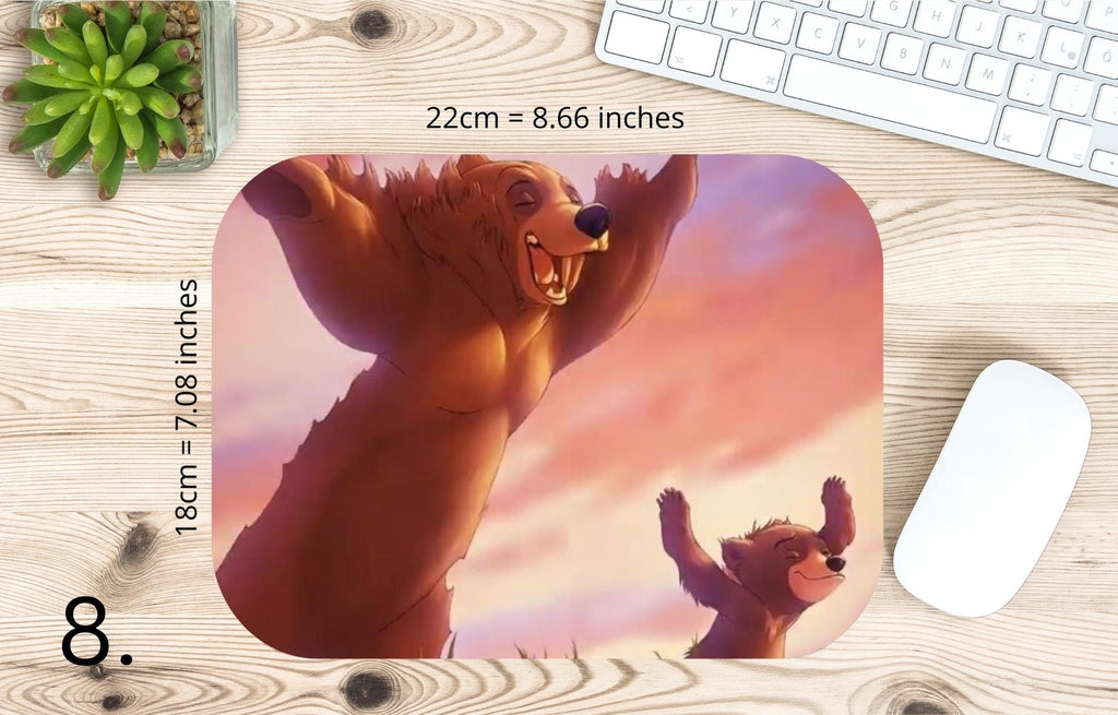 Brother Bear, Disney Pack, Koda, Kenai, Denahi, Sitka |  MAUSEPAD, Gaming Mouse Pad
