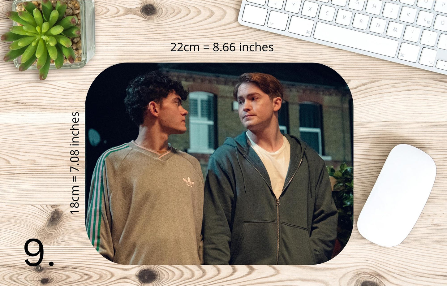 Heartstopper Mouse Pad / Heartstopper – Nick and Charlie