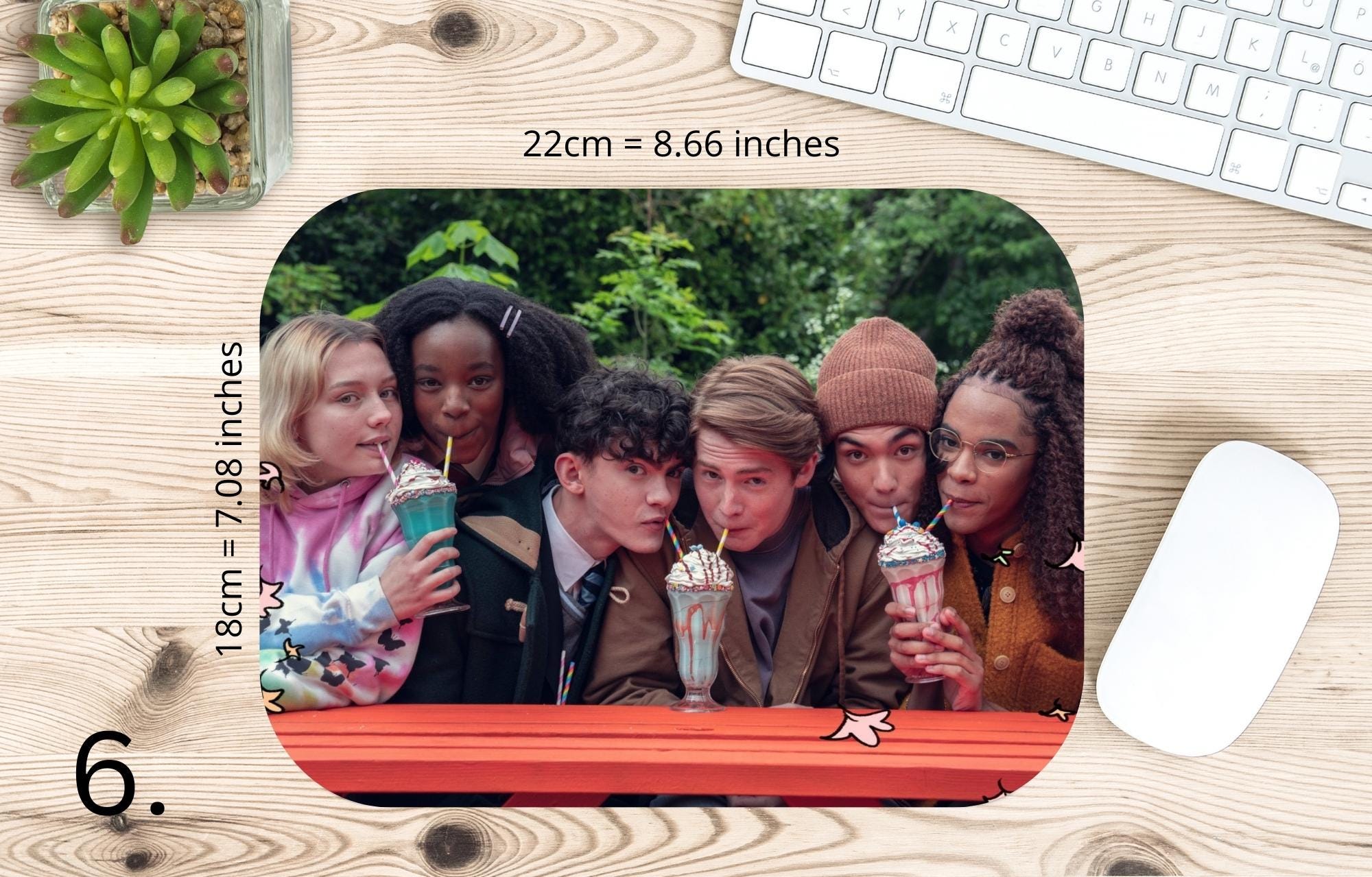 Heartstopper, Nick and Charlie, lgptq, loveislove, series |  MAUSEPAD, Gaming Mouse Pad