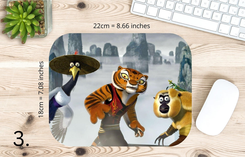 Kung fu panda, Poo, Disney Pack, Shifu, Tai Lung |  MAUSEPAD, Gaming Mouse Pad