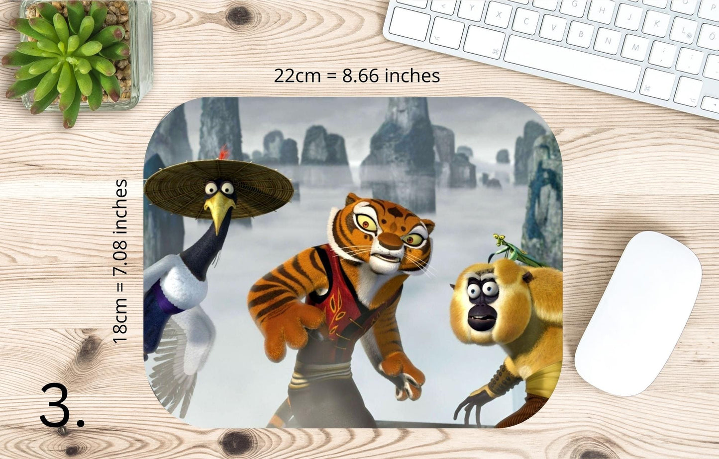 Kung Fu Panda Mousepad / Kung Fu Panda - Po and Shifu