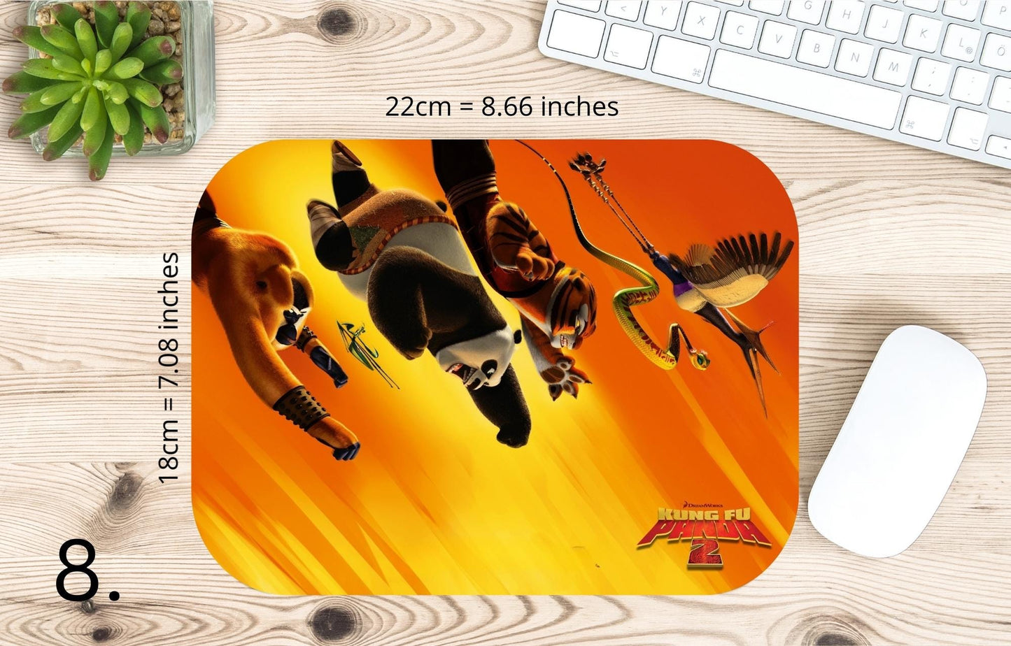 Kung Fu Panda Mousepad / Kung Fu Panda - Po and Shifu
