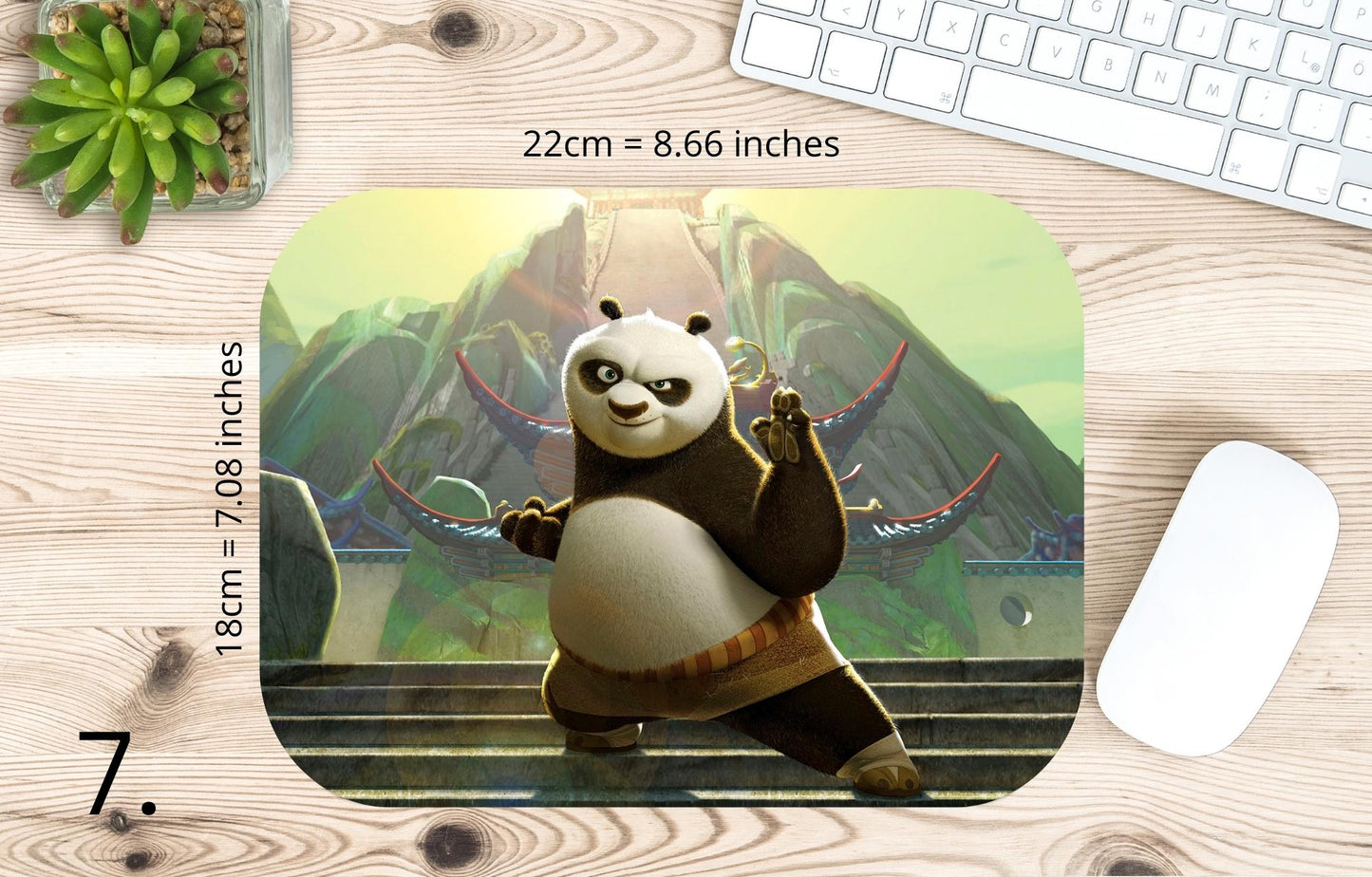 Kung Fu Panda Mousepad / Kung Fu Panda - Po and Shifu