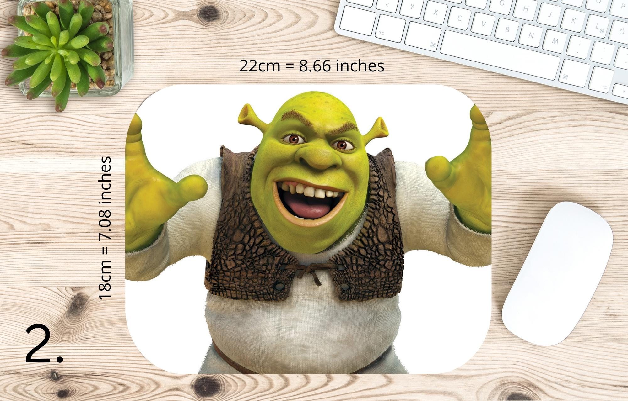 Shrek, Fiona, Donkey, Disney Pack |  MAUSEPAD, Gaming Mouse Pad