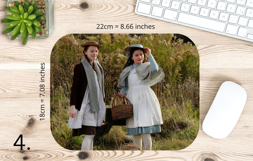 Anne with an "e", Anne Shirley, Diana Barry, Gilbert Blythe, Anna and Gilbert  |  MAUSEPAD, Gaming Mouse Pad