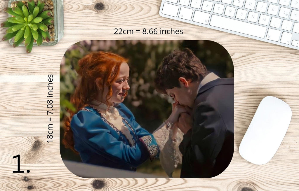Anne with an "e", Anne Shirley, Diana Barry, Gilbert Blythe, Anna and Gilbert  |  MAUSEPAD, Gaming Mouse Pad