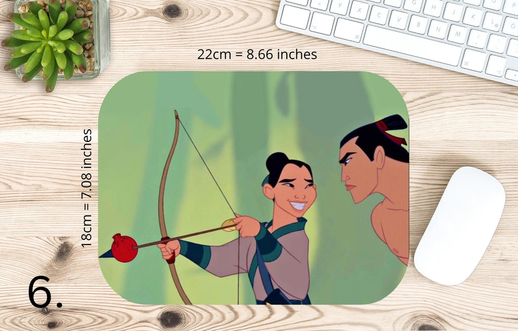 Mulan, Mushu, Li Shang, Disney Pack |  MAUSEPAD, Gaming Mouse Pad
