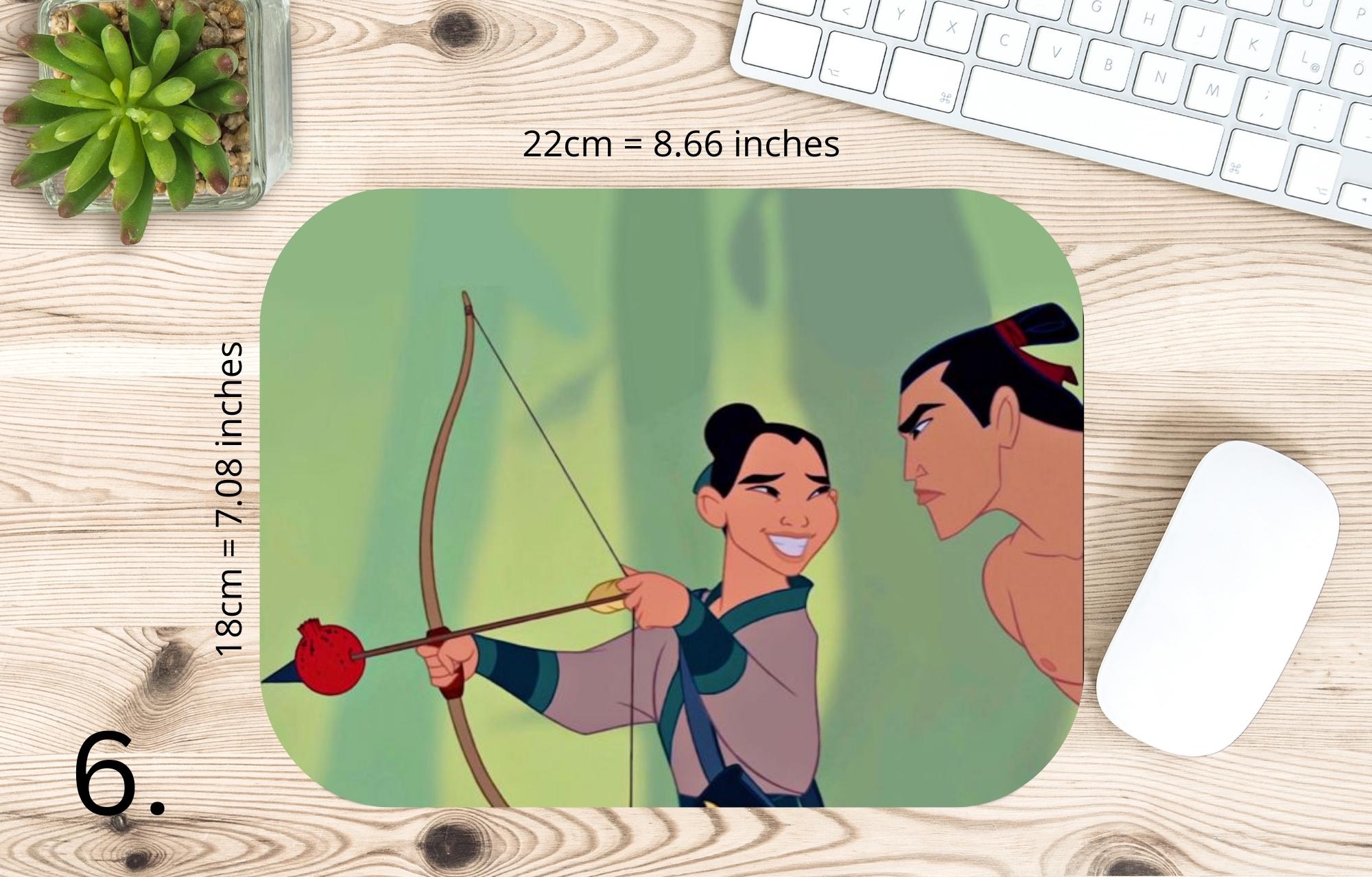 Mulan, Mushu, Li Shang, Disney Pack |  MAUSEPAD, Gaming Mouse Pad
