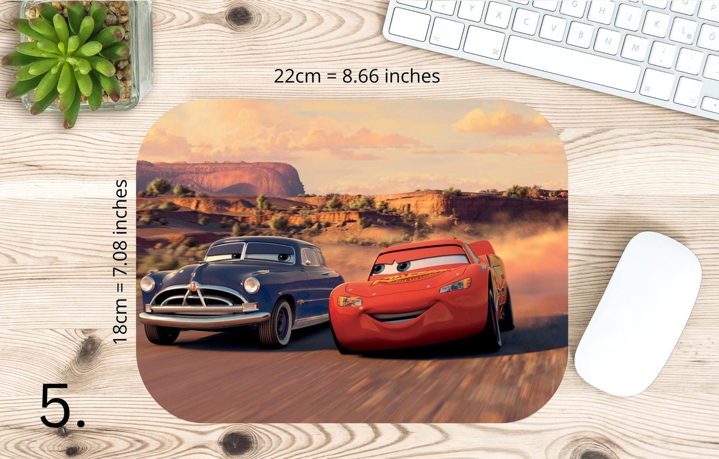 Mouse Pad Cars – Lightning McQueen, Disney animation