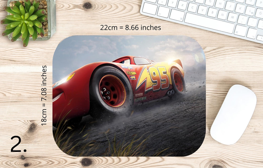 Cars, Lightning McQueen, Disney Pack  |  MAUSEPAD, Gaming Mouse Pad