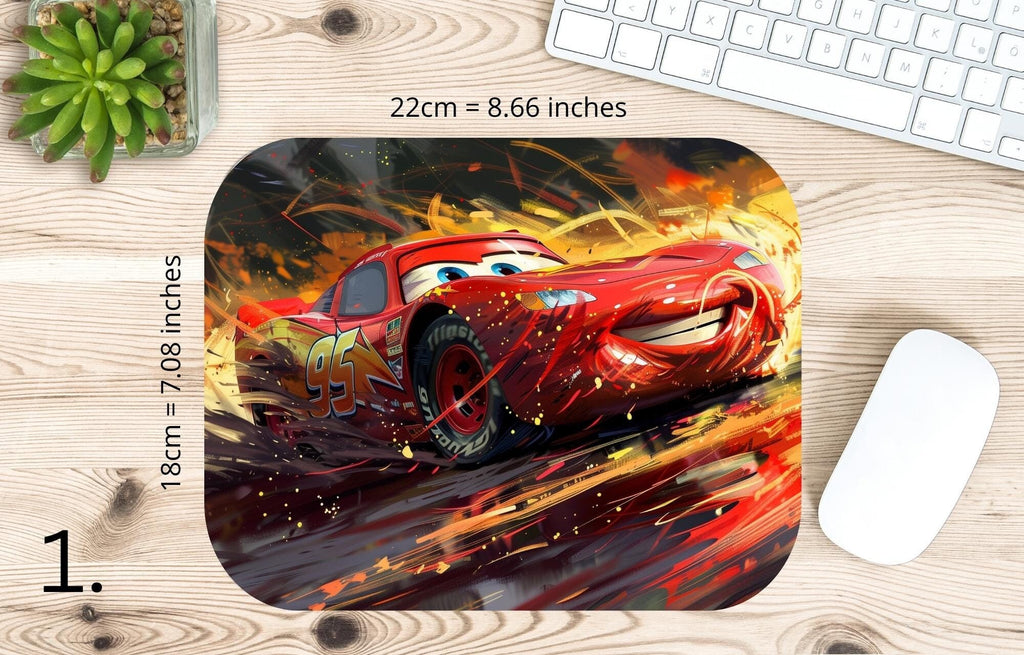 Cars, Lightning McQueen, Disney Pack  |  MAUSEPAD, Gaming Mouse Pad