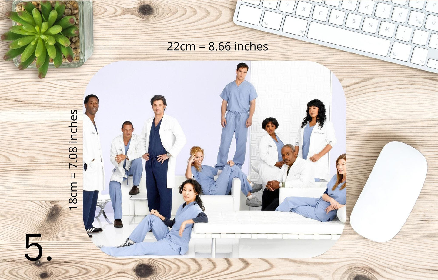 Grey's Anatomy Mouse Pad - Medical Series