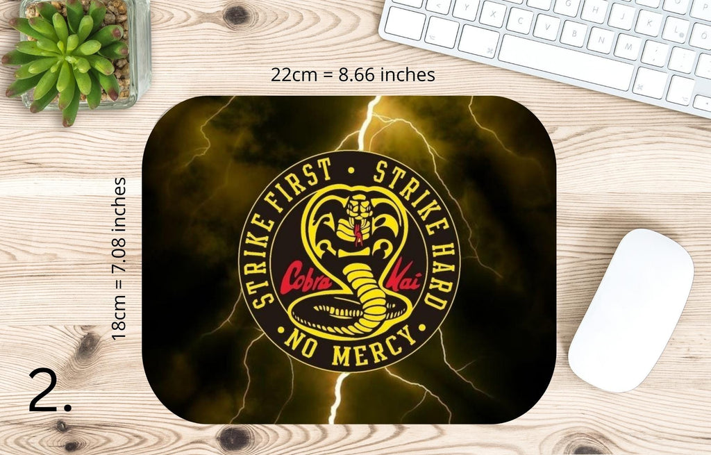 Cobra Kai, Miyagi-do, Johnny Lawrence, Daniel LaRusso, Miguel Diaz, Robby Keene, Samantha LaRusso, Tory Nichols | MAUSEPAD, Gaming Mouse Pad